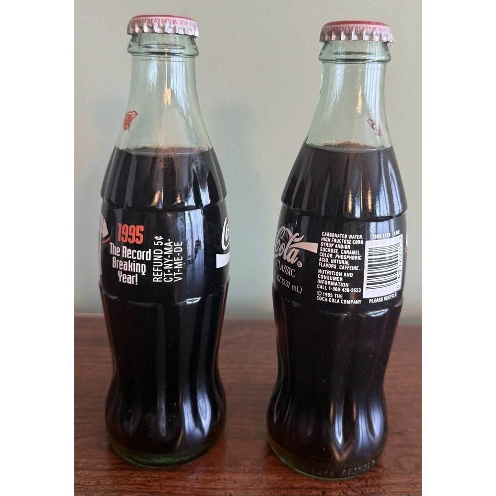 2 1995‎ Baltimore Orioles Cal Ripken Jr Record Breaking Year Coca Cola Bottle